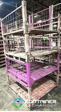 Wire Baskets For Sale: Used 45x42x22 Collapsible Wire Baskets Georgia In Georgia - image 1 Wire Baskets For Sale: Used 45x42x22 Collapsible Wire Baskets Georgia In Georgia - image 1