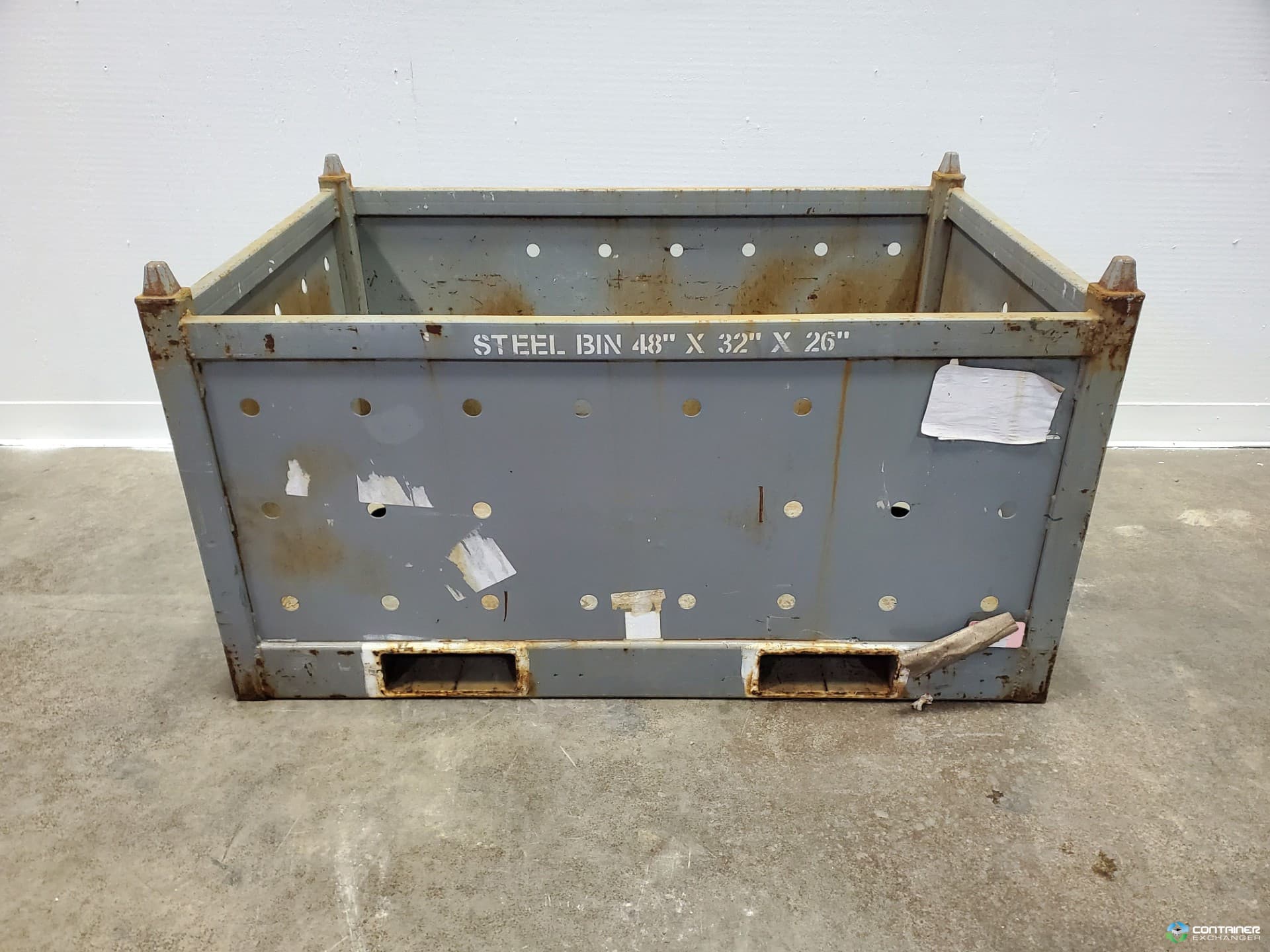 Metal Bins For Sale: Used 48x32x26 Rigid Metal Bins Ohio In Ohio - image  2 Metal Bins For Sale: Used 48x32x26 Rigid Metal Bins Ohio In Ohio - image  2
