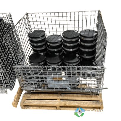 Wire Baskets For Sale: USED 40x32x34H COLLAPSIBLE WIRE MESH BINS ONTARIO In Ontario - image 1 Wire Baskets For Sale: USED 40x32x34H COLLAPSIBLE WIRE MESH BINS ONTARIO In Ontario - image 1