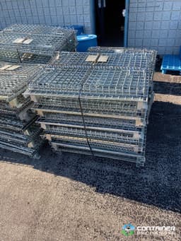 Wire Baskets For Sale: USED 40x32x34H COLLAPSIBLE WIRE MESH BINS ONTARIO In Ontario - image 3 Wire Baskets For Sale: USED 40x32x34H COLLAPSIBLE WIRE MESH BINS ONTARIO In Ontario - image 3