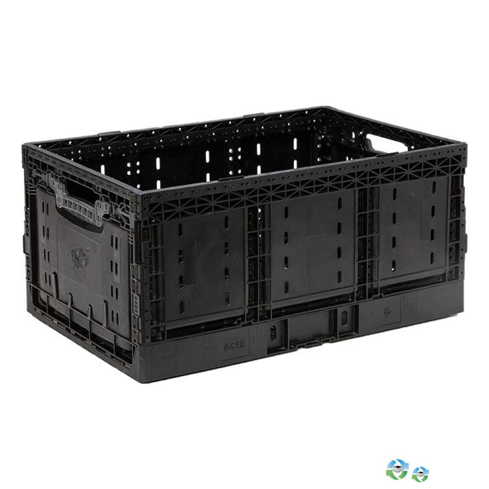 Stacking Totes For Sale: Used 24x16x11 Collapsible Returnable Plastic Crates Georgia In Georgia - image 1 Stacking Totes For Sale: Used 24x16x11 Collapsible Returnable Plastic Crates Georgia In Georgia - image 1