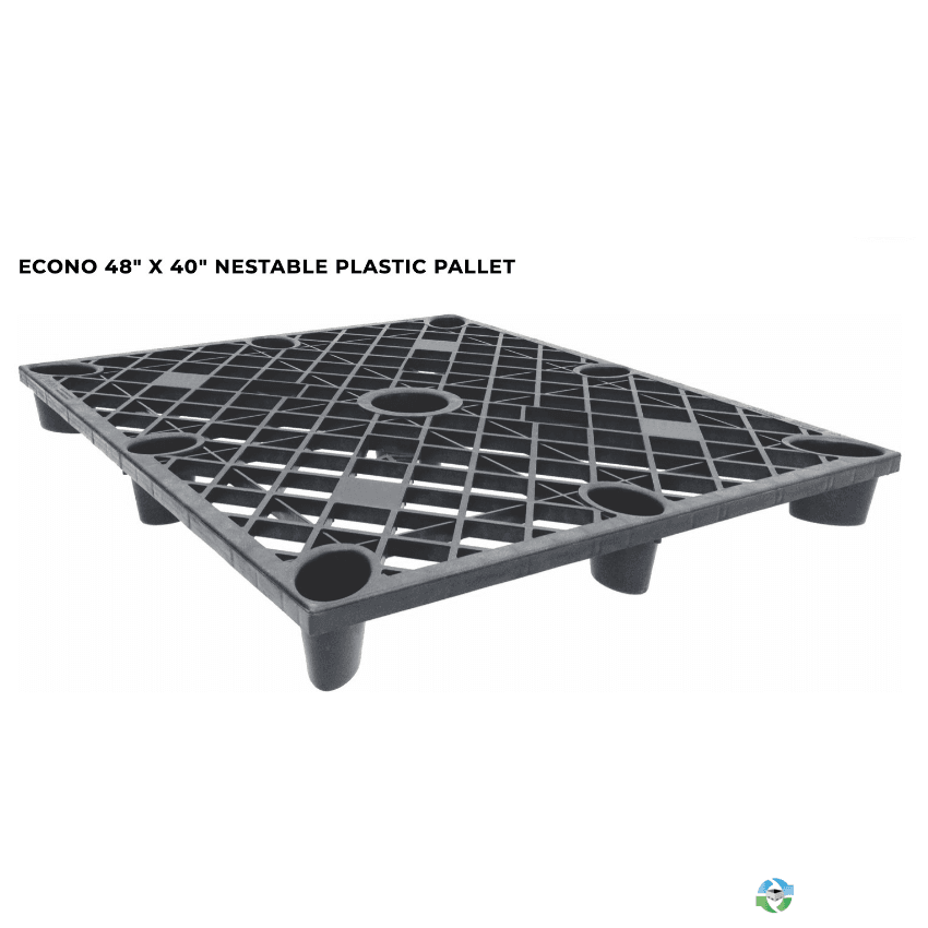 Plastic Pallets For Sale: New 48x40x4.8 Nestable Export Plastic Pallets Maine In New Hampshire - image  1 Plastic Pallets For Sale: New 48x40x4.8 Nestable Export Plastic Pallets Maine In New Hampshire - image  1