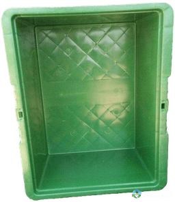 Stacking Totes For Sale: Used 12x15x7 Green Plastic Stacking Totes Ohio In Ohio - image 2 Stacking Totes For Sale: Used 12x15x7 Green Plastic Stacking Totes Ohio In Ohio - image 2