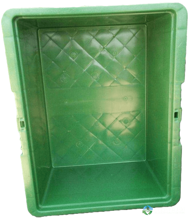 Stacking Totes For Sale: Used 12x15x7 Green Plastic Stacking Totes Ohio In Ohio - image 2 Stacking Totes For Sale: Used 12x15x7 Green Plastic Stacking Totes Ohio In Ohio - image 2