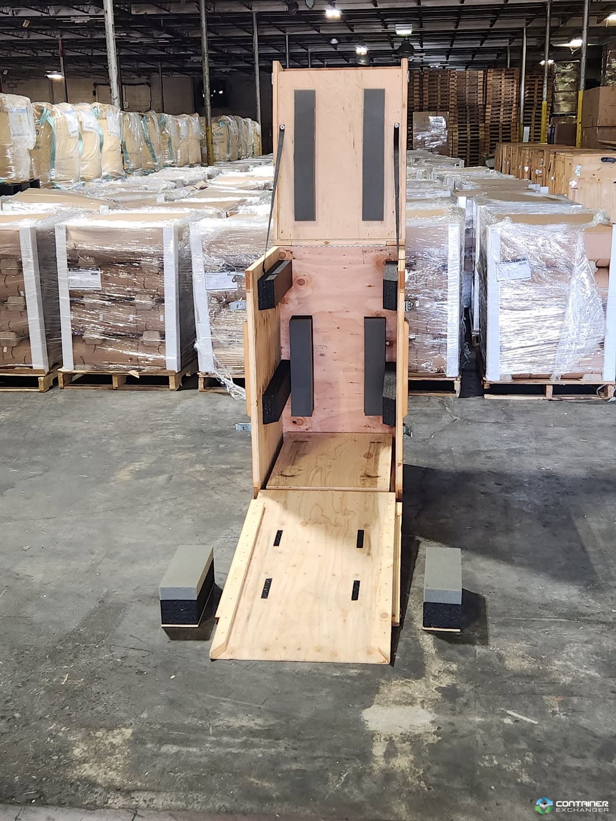 Wood Crates For Sale: Used 34x26x52 Wood Crates with Removable Padding and Shelf Installed Florida In Florida - image 3 Wood Crates For Sale: Used 34x26x52 Wood Crates with Removable Padding and Shelf Installed Florida In Florida - image 3