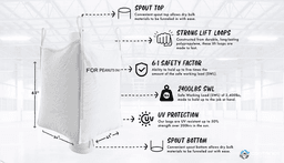 Bulk Bags - FIBC For Sale: New 31x41x63 Spout Top and Bottom Bulk Bags FDA Approved Georgia In Georgia - image 2 Bulk Bags - FIBC For Sale: New 31x41x63 Spout Top and Bottom Bulk Bags FDA Approved Georgia In Georgia - image 2