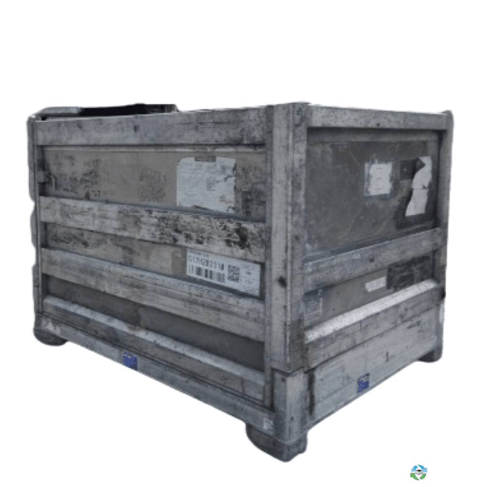 Metal Bins For Sale: Refurbished 60x46x44 Collapsible Aluminium Bins Quebec In Quebec - image 1 Metal Bins For Sale: Refurbished 60x46x44 Collapsible Aluminium Bins Quebec In Quebec - image 1