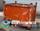 Metal Bins For Sale: Used 34x34x32 Rigid Metal Bin In Ontario - image 1 Metal Bins For Sale: Used 34x34x32 Rigid Metal Bin In Ontario - image 1