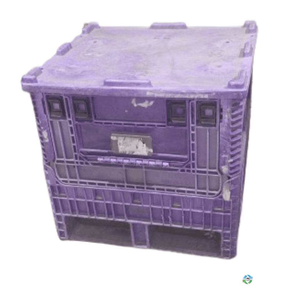 Pallet Containers For Sale: Used 30x32x30 Collapsible Bulk Containers Indiana In Indiana - image 1 Pallet Containers For Sale: Used 30x32x30 Collapsible Bulk Containers Indiana In Indiana - image 1