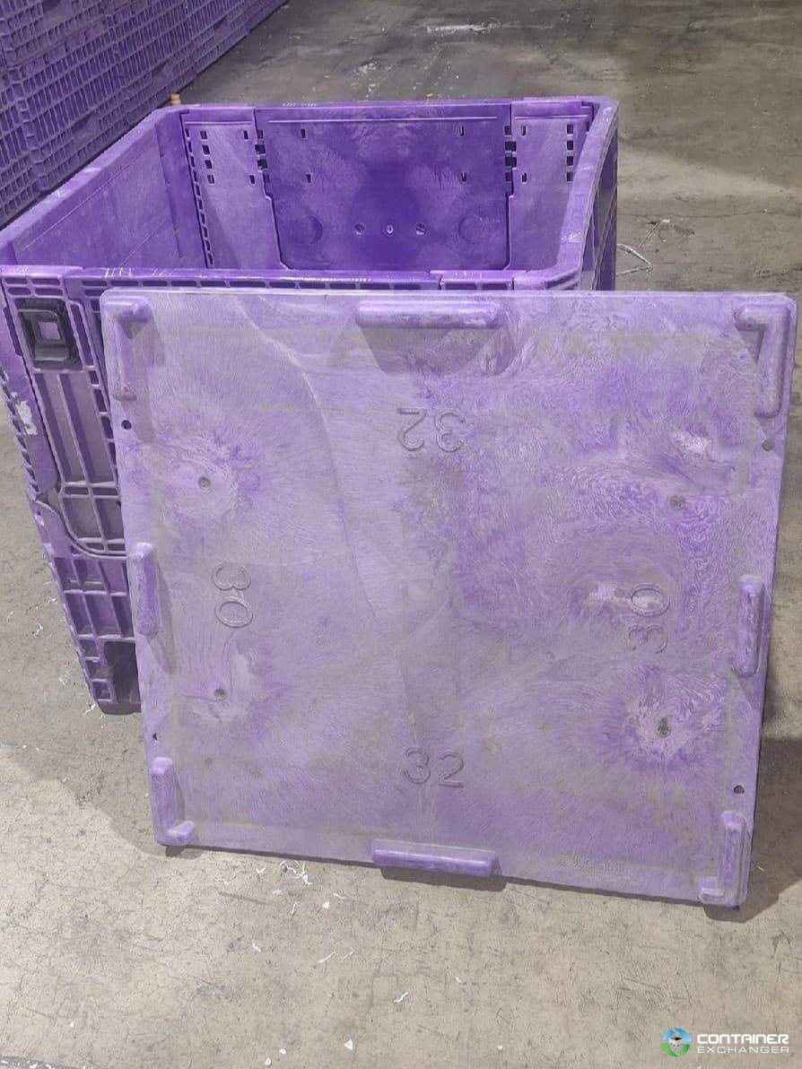 Pallet Containers For Sale: Used 30x32x30 Collapsible Bulk Containers Indiana In Indiana - image 2 Pallet Containers For Sale: Used 30x32x30 Collapsible Bulk Containers Indiana In Indiana - image 2