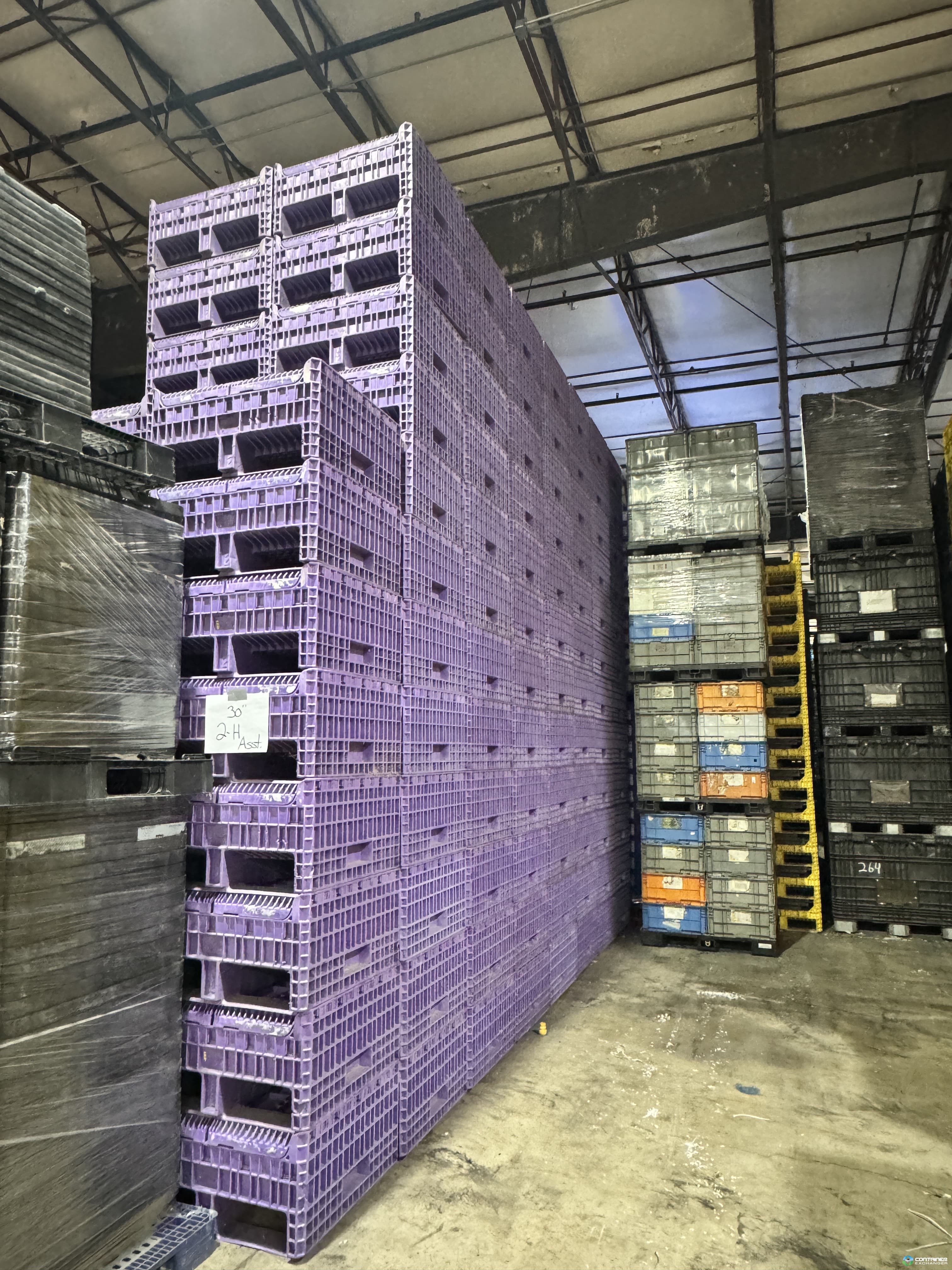 Pallet Containers For Sale: Used 30x32x30 Collapsible Bulk Containers Indiana In Indiana - image 3 Pallet Containers For Sale: Used 30x32x30 Collapsible Bulk Containers Indiana In Indiana - image 3