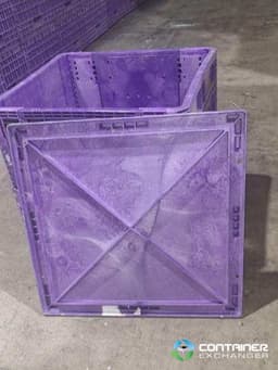 Pallet Containers For Sale: Used Orbis 45x48 Bulk Container Lids In Indiana - image 2 Pallet Containers For Sale: Used Orbis 45x48 Bulk Container Lids In Indiana - image 2