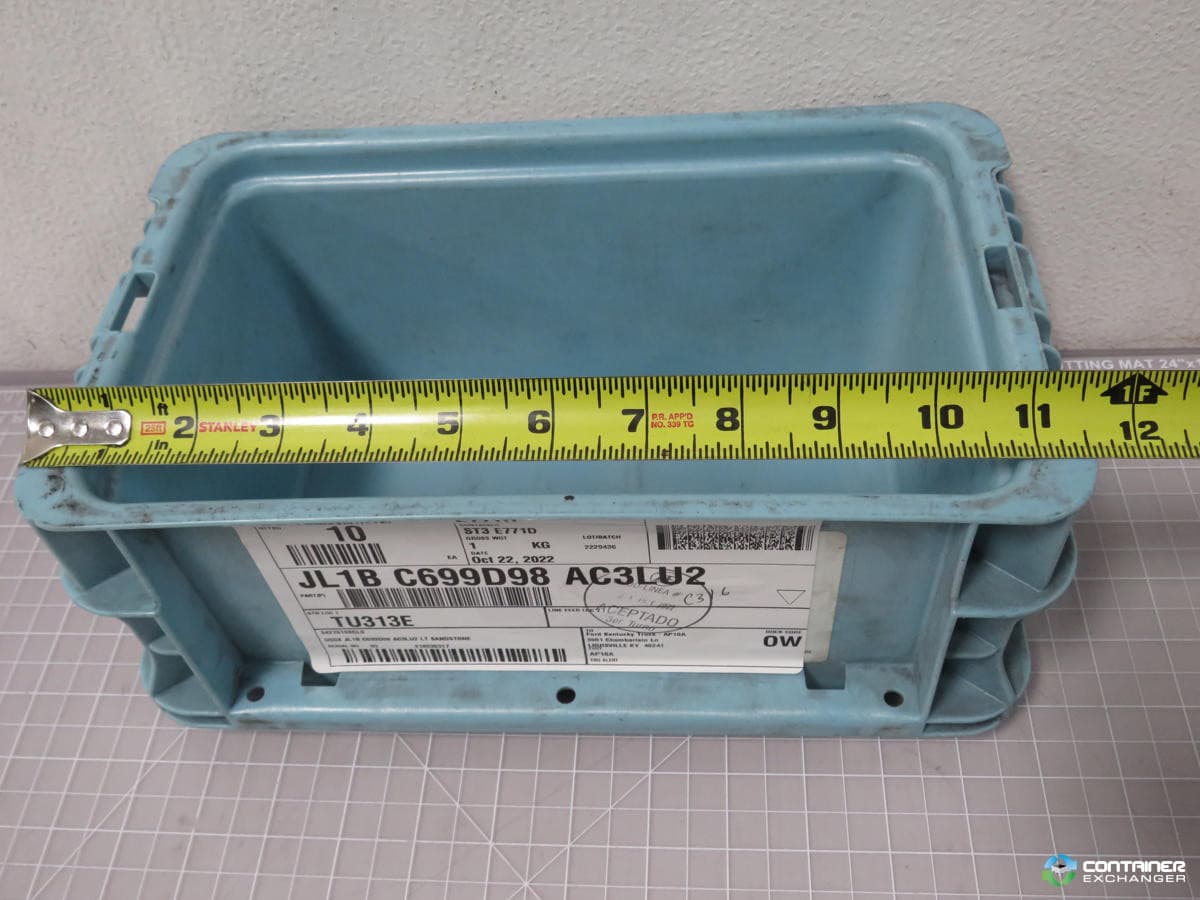 Stacking Totes For Sale: Used 12x7.4x5 Orbis Straight Wall Stacking Tote Texas In Texas - image 2 Stacking Totes For Sale: Used 12x7.4x5 Orbis Straight Wall Stacking Tote Texas In Texas - image 2