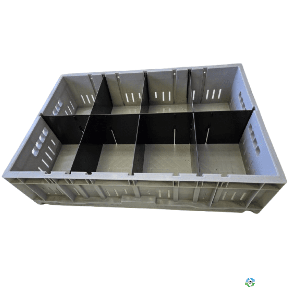 Stacking Totes For Sale: Used 30 X 20 X 8 Stacking Divider Totes Ontario In Ontario - image 1 Stacking Totes For Sale: Used 30 X 20 X 8 Stacking Divider Totes Ontario In Ontario - image 1
