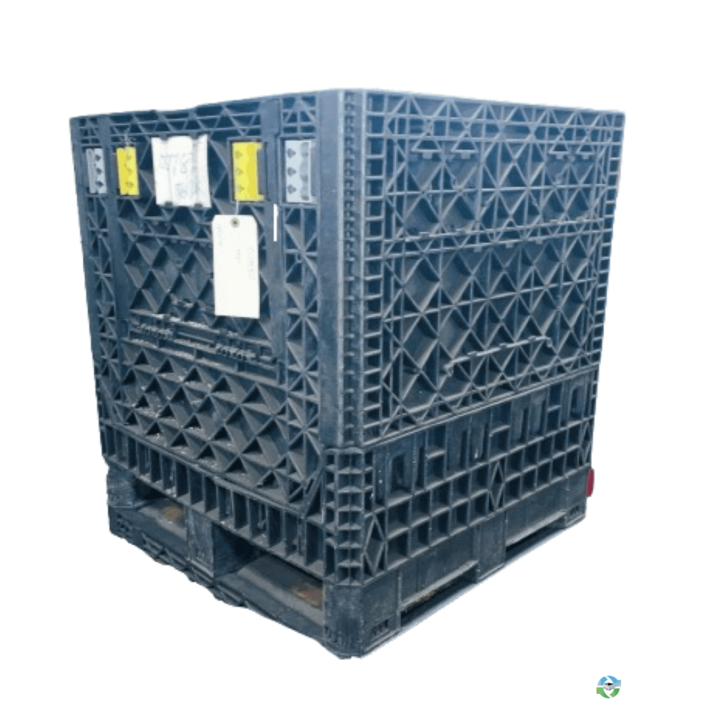 Pallet Containers For Sale: Used 30x32x34 Collapsible Bulk Containers w/ Drop Doors – Ontario In Ontario - image  1 Pallet Containers For Sale: Used 30x32x34 Collapsible Bulk Containers w/ Drop Doors – Ontario In Ontario - image  1