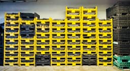 Pallet Containers For Sale: Used 30x32x34 Collapsible Bulk Containers w/ Drop Doors – Ontario In Ontario - image  2 Pallet Containers For Sale: Used 30x32x34 Collapsible Bulk Containers w/ Drop Doors – Ontario In Ontario - image  2