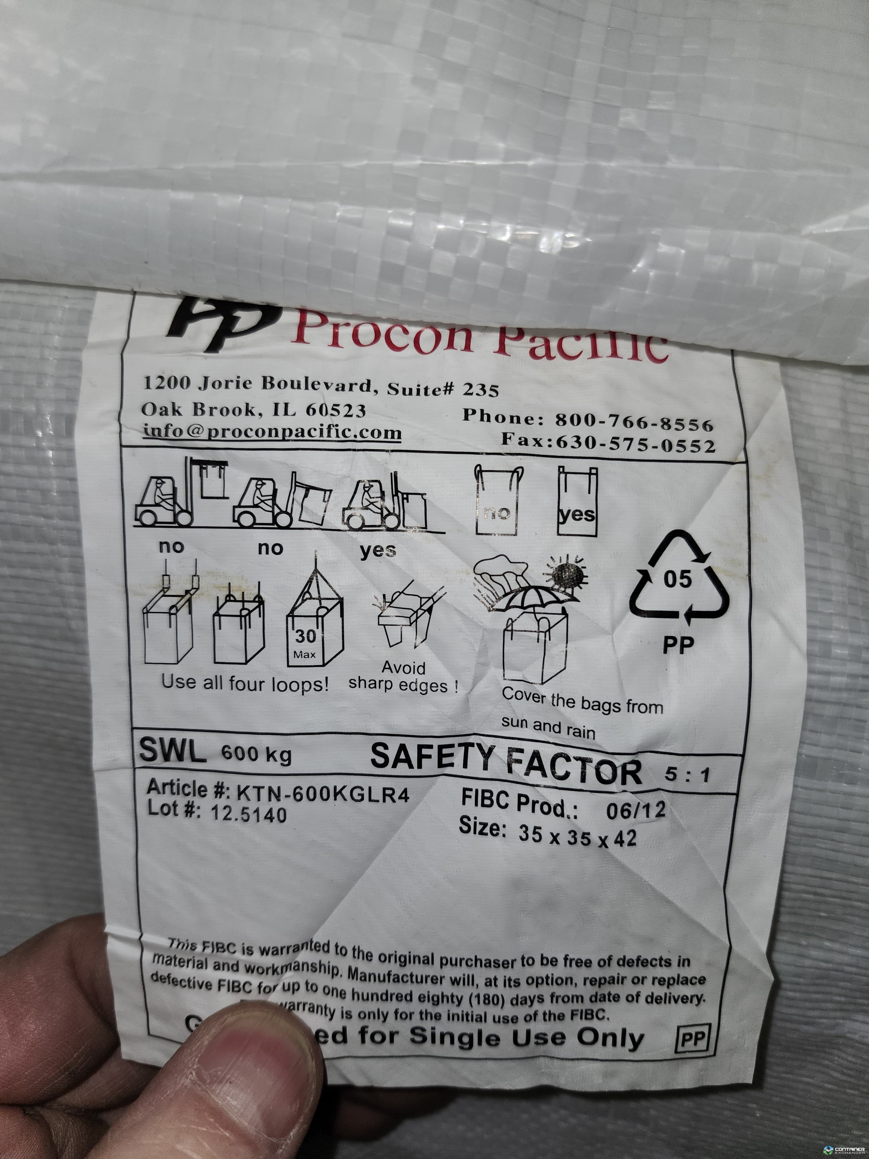 Bulk Bags - FIBC For Sale: NEW 35x35x42 Spout Top Spout Bottom Bulk Bags-FIBC Alberta In Alberta - image 2 Bulk Bags - FIBC For Sale: NEW 35x35x42 Spout Top Spout Bottom Bulk Bags-FIBC Alberta In Alberta - image 2