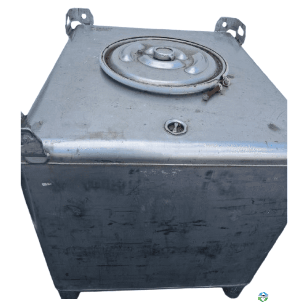 Stacking Totes For Sale: Used 42x48x51 Stainless Steel Totes New York In New York - image 1 Stacking Totes For Sale: Used 42x48x51 Stainless Steel Totes New York In New York - image 1