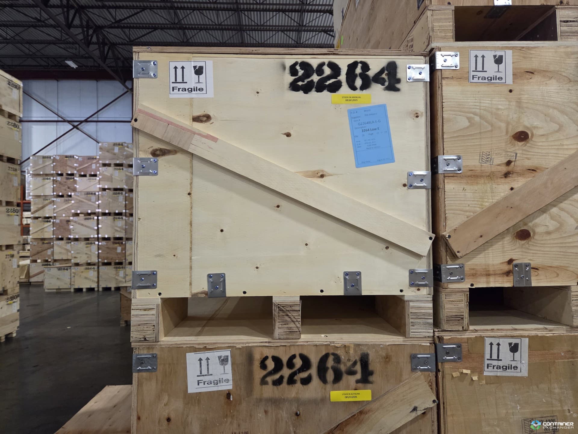 Wood Crates For Sale: Used 68x29.5x29 Heat Treated Wood Crates Ohio In Ohio - image 3 Wood Crates For Sale: Used 68x29.5x29 Heat Treated Wood Crates Ohio In Ohio - image 3