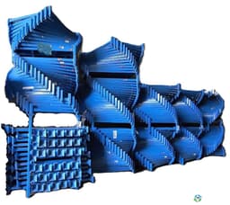 Stack Racks For Sale: Used 48x60" x 60" Clear Height Stack Racks with Recessed Wire Mesh Deck Texas In Texas - image 1 Stack Racks For Sale: Used 48x60" x 60" Clear Height Stack Racks with Recessed Wire Mesh Deck Texas In Texas - image 1