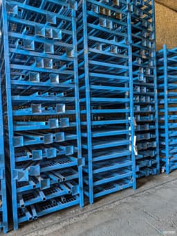 Stack Racks For Sale: Used 48x60" x 60" Clear Height Stack Racks with Recessed Wire Mesh Deck Texas In Texas - image 2 Stack Racks For Sale: Used 48x60" x 60" Clear Height Stack Racks with Recessed Wire Mesh Deck Texas In Texas - image 2
