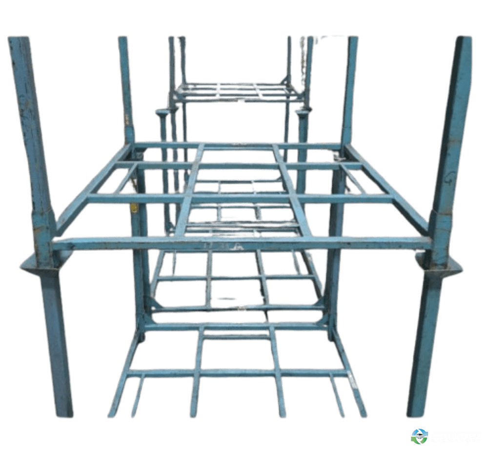 Stack Racks For Sale: Used 60x60" at 50" Clear Height Stack Racks with 9 Square Open Decking Ohio In Ohio - image  1 Stack Racks For Sale: Used 60x60" at 50" Clear Height Stack Racks with 9 Square Open Decking Ohio In Ohio - image  1