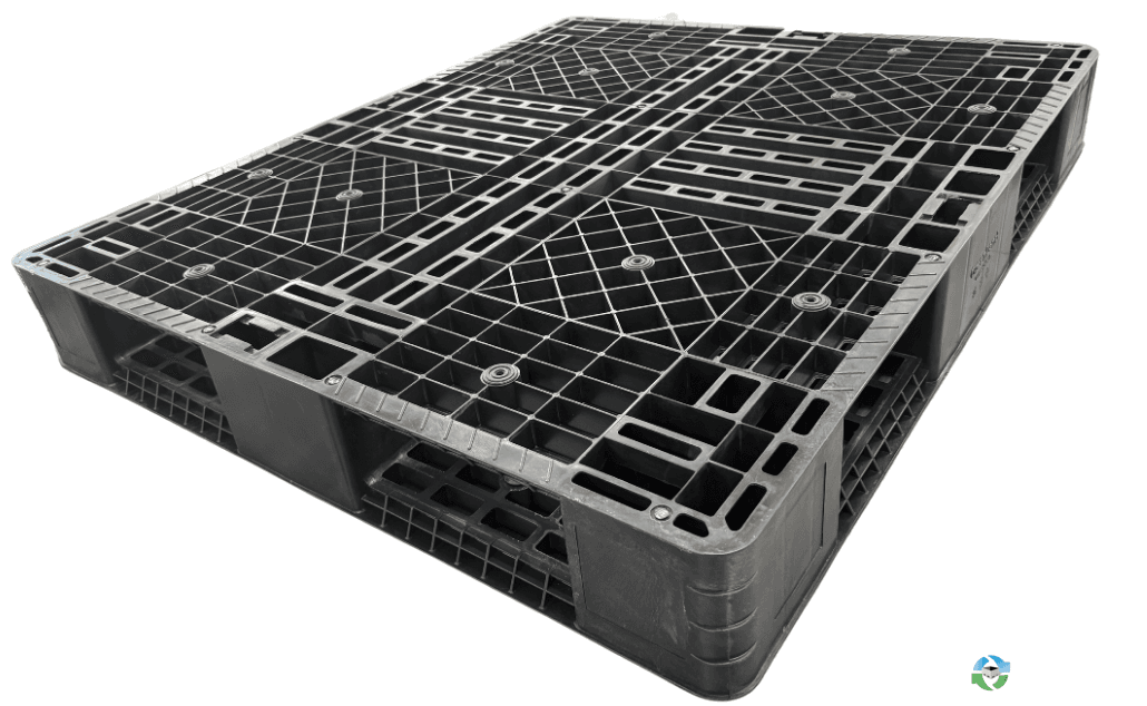 Plastic Pallets For Sale: Brand New 47.24 x 39.37 x 4.72 Medium-Duty Plastic Pallet with Clearance Texas In Texas - image 1 Plastic Pallets For Sale: Brand New 47.24 x 39.37 x 4.72 Medium-Duty Plastic Pallet with Clearance Texas In Texas - image 1