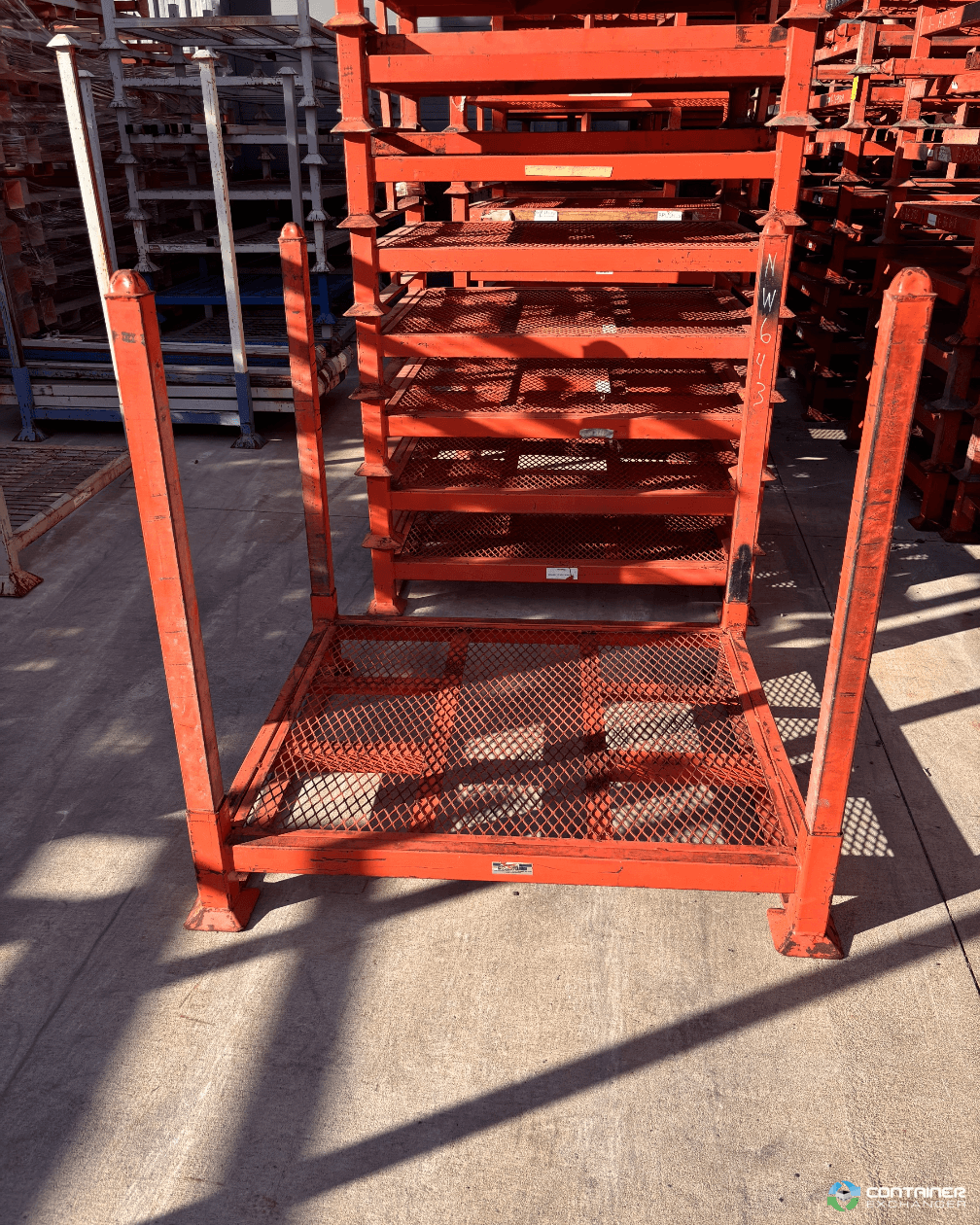 Stack Racks For Sale: Used 42x48x40 (Clear Height) Stack Racks with Expanded Metal Base Ohio In Ohio - image  2 Stack Racks For Sale: Used 42x48x40 (Clear Height) Stack Racks with Expanded Metal Base Ohio In Ohio - image  2