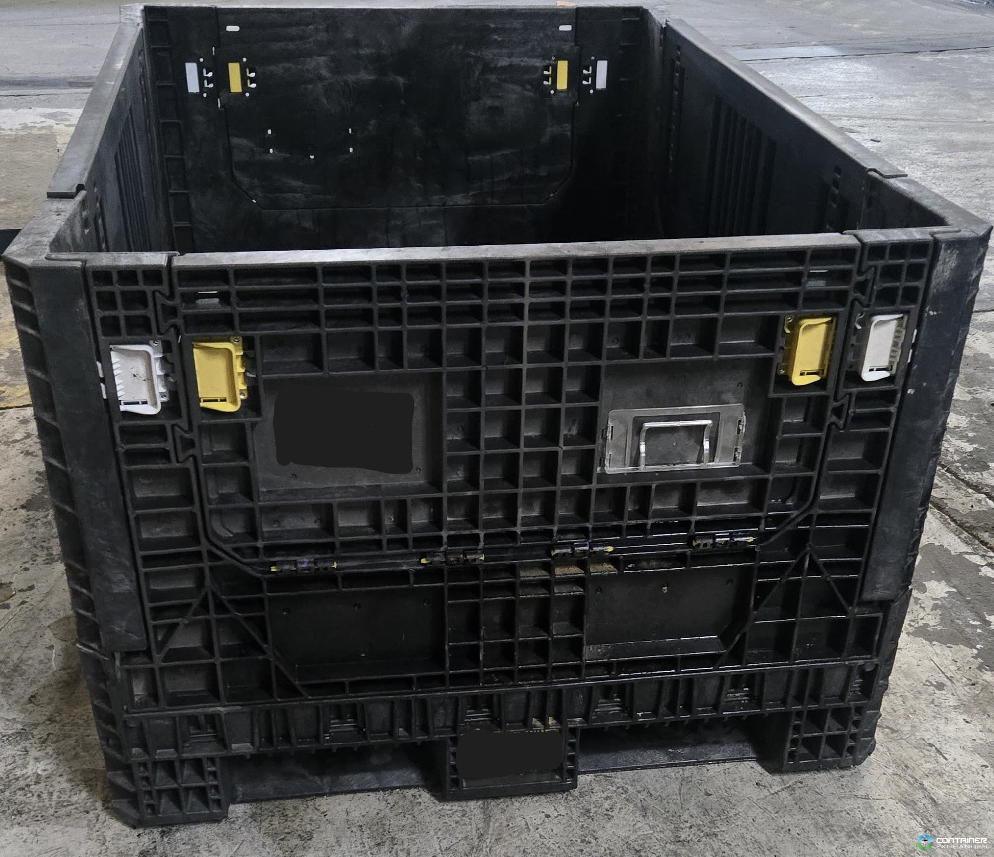 Pallet Containers For Sale: Refurbished 70x48x34 Collapsible Bulk Container with (2) Drop Doors Ohio In Ohio - image  2 Pallet Containers For Sale: Refurbished 70x48x34 Collapsible Bulk Container with (2) Drop Doors Ohio In Ohio - image  2