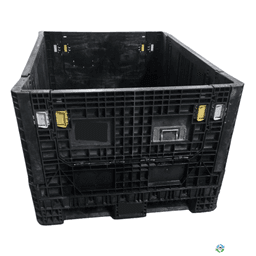 Pallet Containers For Sale: Refurbished 70x48x34 Collapsible Bulk Container with (2) Drop Doors Ohio In Ohio - image  1 Pallet Containers For Sale: Refurbished 70x48x34 Collapsible Bulk Container with (2) Drop Doors Ohio In Ohio - image  1