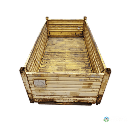 Metal Bins For Sale: Used 96x48x32 Collapsible Steel Tubs No Drop Doors Ohio In Ohio - image  3 Metal Bins For Sale: Used 96x48x32 Collapsible Steel Tubs No Drop Doors Ohio In Ohio - image  3