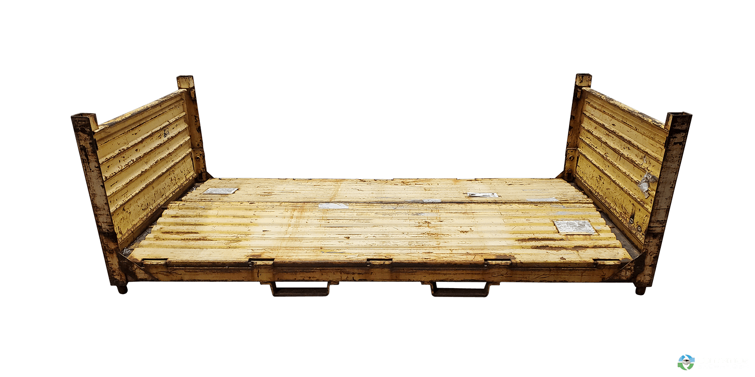 Metal Bins For Sale: Used 96x48x32 Collapsible Steel Tubs No Drop Doors Ohio In Ohio - image  4 Metal Bins For Sale: Used 96x48x32 Collapsible Steel Tubs No Drop Doors Ohio In Ohio - image  4