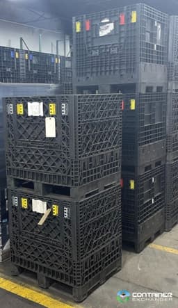 Pallet Containers For Sale: Used 30x32x25 Collapsible Bulk Containers w/ Drop Doors – Ontario In Ontario - image  2 Pallet Containers For Sale: Used 30x32x25 Collapsible Bulk Containers w/ Drop Doors – Ontario In Ontario - image  2