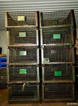 Wire Baskets For Sale: Used Heavy Duty 46x34x32h” Wire Mesh Bulk Containers In Ontario - image  2 Wire Baskets For Sale: Used Heavy Duty 46x34x32h” Wire Mesh Bulk Containers In Ontario - image  2