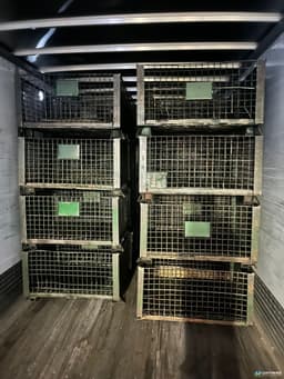 Wire Baskets For Sale: Used Heavy Duty 41x33x24h” Wire Mesh Bulk Containers In Ontario - image 2 Wire Baskets For Sale: Used Heavy Duty 41x33x24h” Wire Mesh Bulk Containers In Ontario - image 2