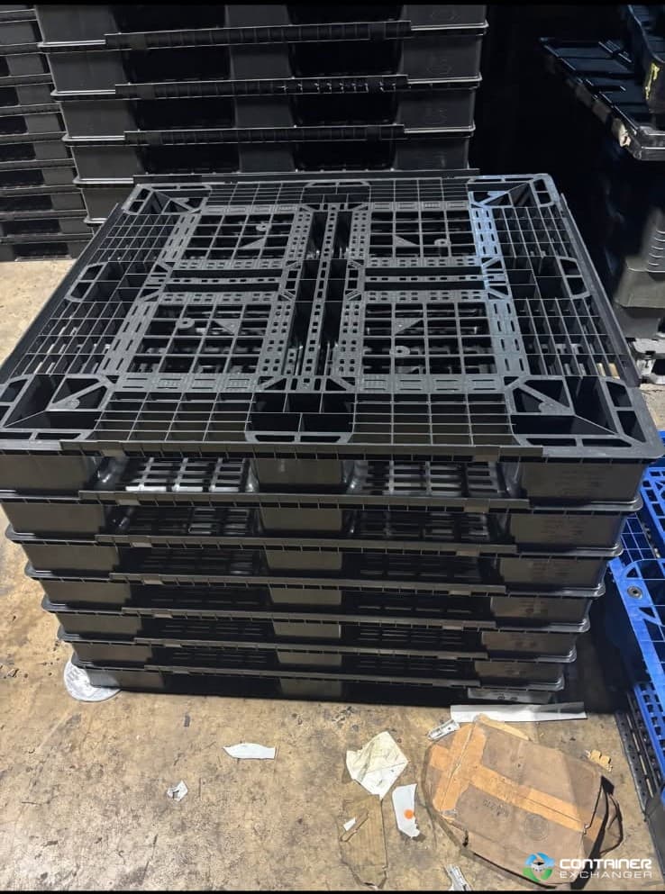 Plastic Pallets For Sale: Used 46.5 x 45 x 4.75 Plastic Pallets Kentucky In Kentucky - image  2 Plastic Pallets For Sale: Used 46.5 x 45 x 4.75 Plastic Pallets Kentucky In Kentucky - image  2