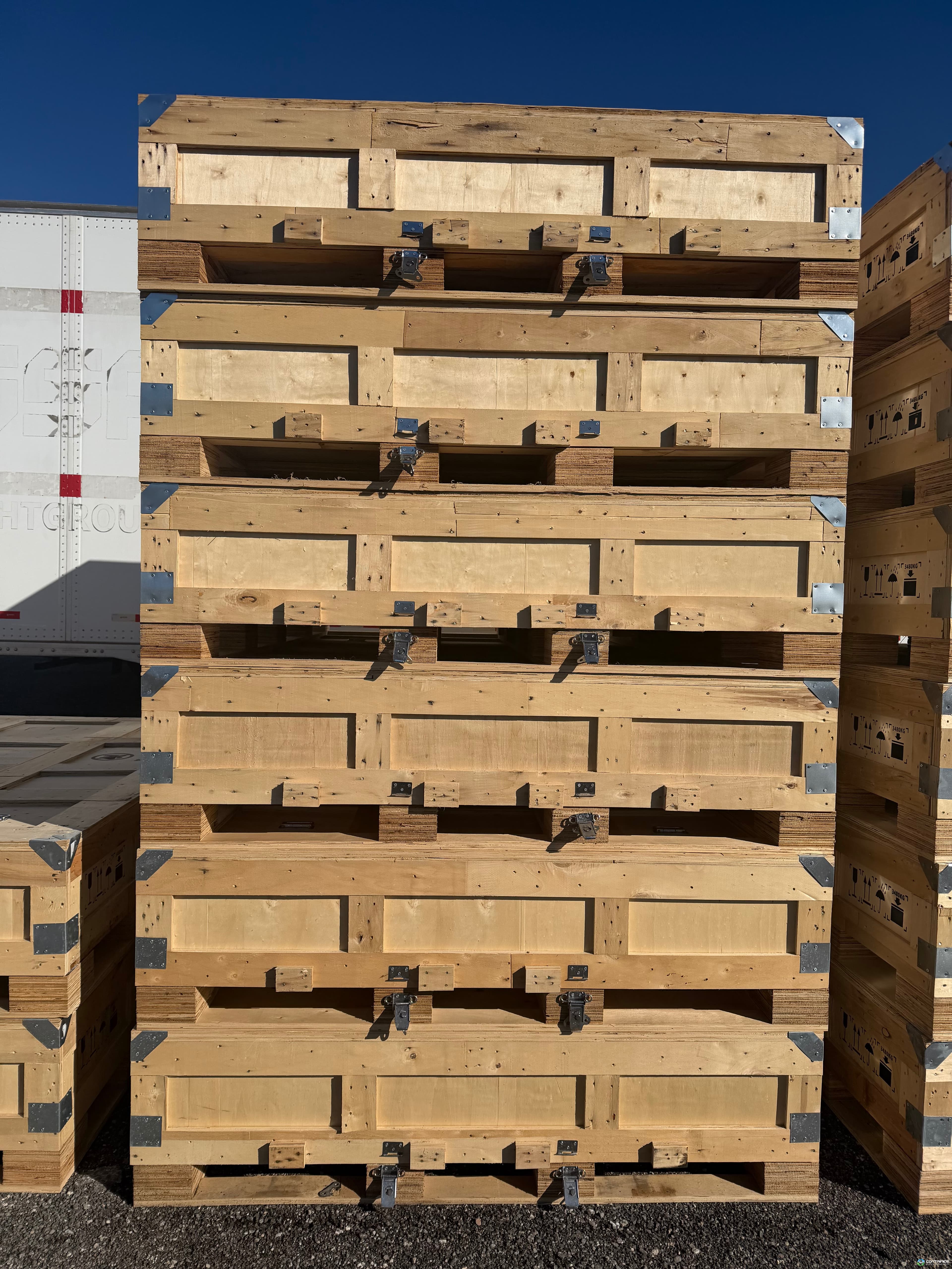 Wood Crates For Sale: Used 99x71x14 Heavy Duty Reinforced Storage Crates Michigan In Michigan - image 9 Wood Crates For Sale: Used 99x71x14 Heavy Duty Reinforced Storage Crates Michigan In Michigan - image 9