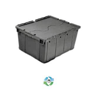 Stack & Nest Totes For Sale: New 27x17x12 Stack & Nest Totes with Attached Lid Virginia In Virginia - image 1 Stack & Nest Totes For Sale: New 27x17x12 Stack & Nest Totes with Attached Lid Virginia In Virginia - image 1