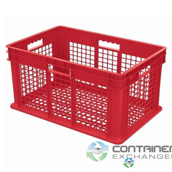 Stacking Totes For Sale: New 24x16x12 Stacking Totes Ventilated Mesh Sides & Mesh Bottom Ohio In Ohio - image  1 Stacking Totes For Sale: New 24x16x12 Stacking Totes Ventilated Mesh Sides & Mesh Bottom Ohio In Ohio - image  1