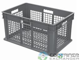 Stacking Totes For Sale: New 24x16x12 Stacking Totes Ventilated Mesh Sides & Mesh Bottom Ohio In Ohio - image  2 Stacking Totes For Sale: New 24x16x12 Stacking Totes Ventilated Mesh Sides & Mesh Bottom Ohio In Ohio - image  2