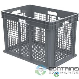 Stacking Totes For Sale: New 24x16x16 Stacking Totes Ventilated Mesh Sides & Mesh Bottom Ohio In Ohio - image  2 Stacking Totes For Sale: New 24x16x16 Stacking Totes Ventilated Mesh Sides & Mesh Bottom Ohio In Ohio - image  2