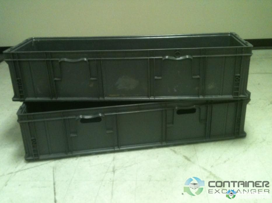 Stacking Totes For Sale: Used 48x15x7 Plastic Straight Wall Totes Ontario In Ontario - image  2 Stacking Totes For Sale: Used 48x15x7 Plastic Straight Wall Totes Ontario In Ontario - image  2