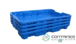 Stack & Nest Totes For Sale: NEW 24x16x3 180 Degree Stack and Nest Ventilated Totes Hot Stamp Optional In British Columbia - image 3 Stack & Nest Totes For Sale: NEW 24x16x3 180 Degree Stack and Nest Ventilated Totes Hot Stamp Optional In British Columbia - image 3