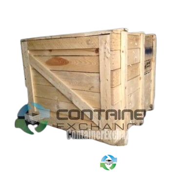 Wood Crates For Sale: Used 44x36x33 Wood Crates Heat Treated Stamped ISPM 15 Compliant Ohio In Ohio - image 1
