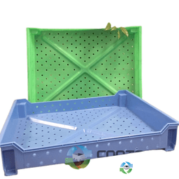 Food Totes & Trays For Sale: New 23.5x18x4 Green Berry Trays- Stackable British Columbia In British Columbia - image  1 Food Totes & Trays For Sale: New 23.5x18x4 Green Berry Trays- Stackable British Columbia In British Columbia - image  1