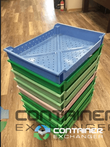 Food Totes & Trays For Sale: New 23.5x18x4 Green Berry Trays- Stackable British Columbia In British Columbia - image  3 Food Totes & Trays For Sale: New 23.5x18x4 Green Berry Trays- Stackable British Columbia In British Columbia - image  3