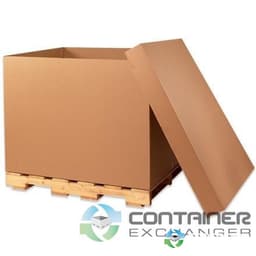 Gaylord Boxes For Sale: New 48x40x36 3 Wall Full Bottom Gaylord Boxes with lids Minnesota In Minnesota - image 1 Gaylord Boxes For Sale: New 48x40x36 3 Wall Full Bottom Gaylord Boxes with lids Minnesota In Minnesota - image 1