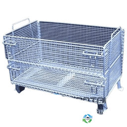 Wire Baskets For Sale: New 32x20x22 Wire Basket Stackable Collapsible Illinois In Illinois - image 1 Wire Baskets For Sale: New 32x20x22 Wire Basket Stackable Collapsible Illinois In Illinois - image 1