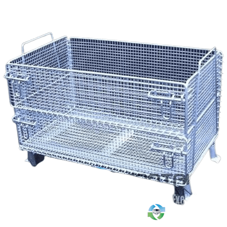 Wire Baskets For Sale: New 32x20x22 Wire Basket Stackable Collapsible Illinois In Illinois - image 1 Wire Baskets For Sale: New 32x20x22 Wire Basket Stackable Collapsible Illinois In Illinois - image 1