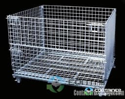Wire Baskets For Sale: New 48x40x42 XL Wire Basket Stackable Collapsible Illinois In Illinois - image  2 Wire Baskets For Sale: New 48x40x42 XL Wire Basket Stackable Collapsible Illinois In Illinois - image  2
